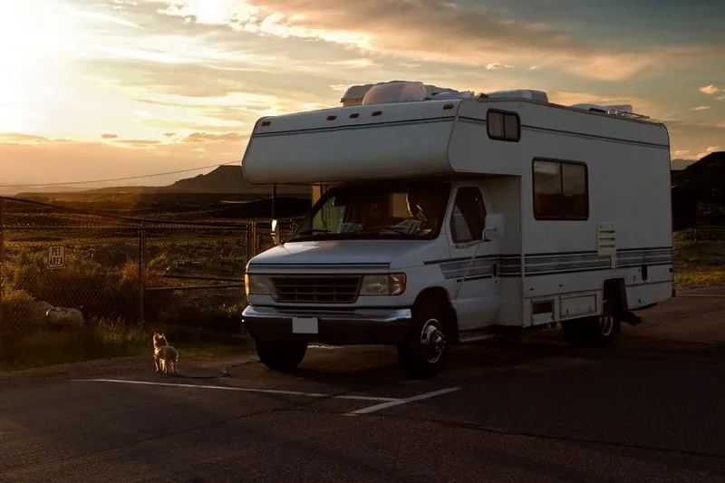 Philadelphia RV motorhome ready for transport